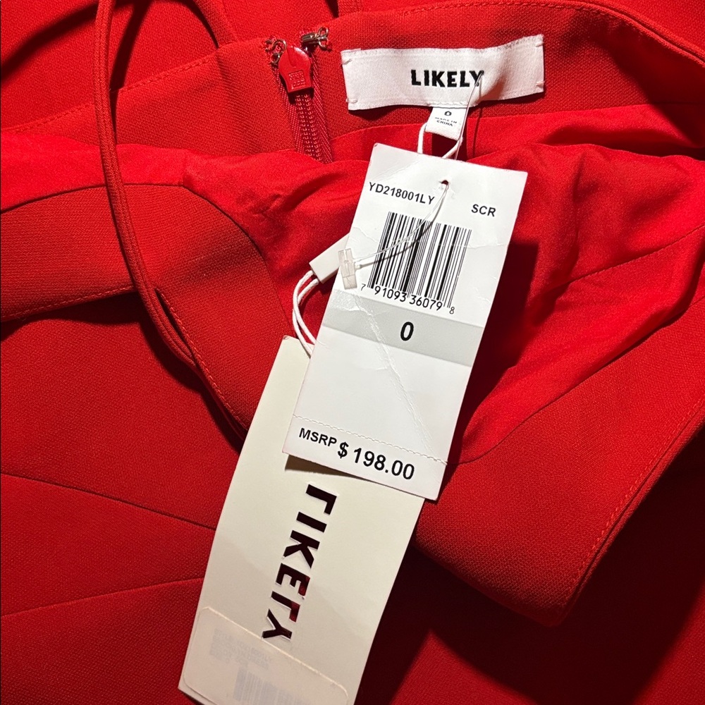 Likely Brooklyn Front Slit Dress 0 - Picture 6 of 6